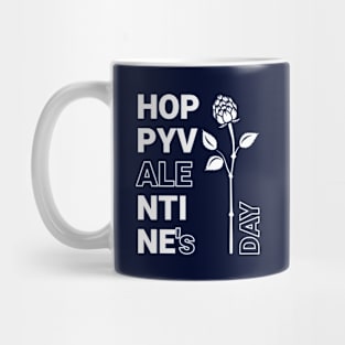 Hoppy Valentine's Day (white) Mug